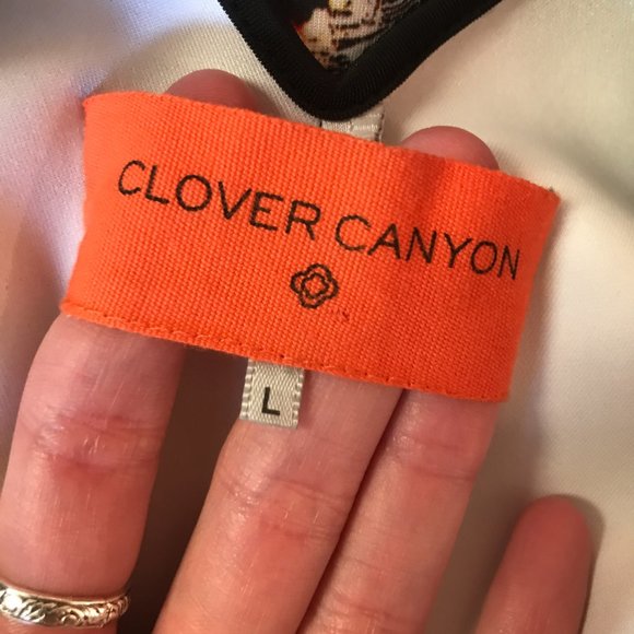 Clover Canyon L Versace-Style Print Scuba Dress - Picture 12 of 14